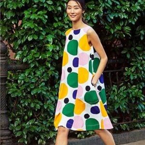 Marimekko Multicolor Abstract Midi Dress